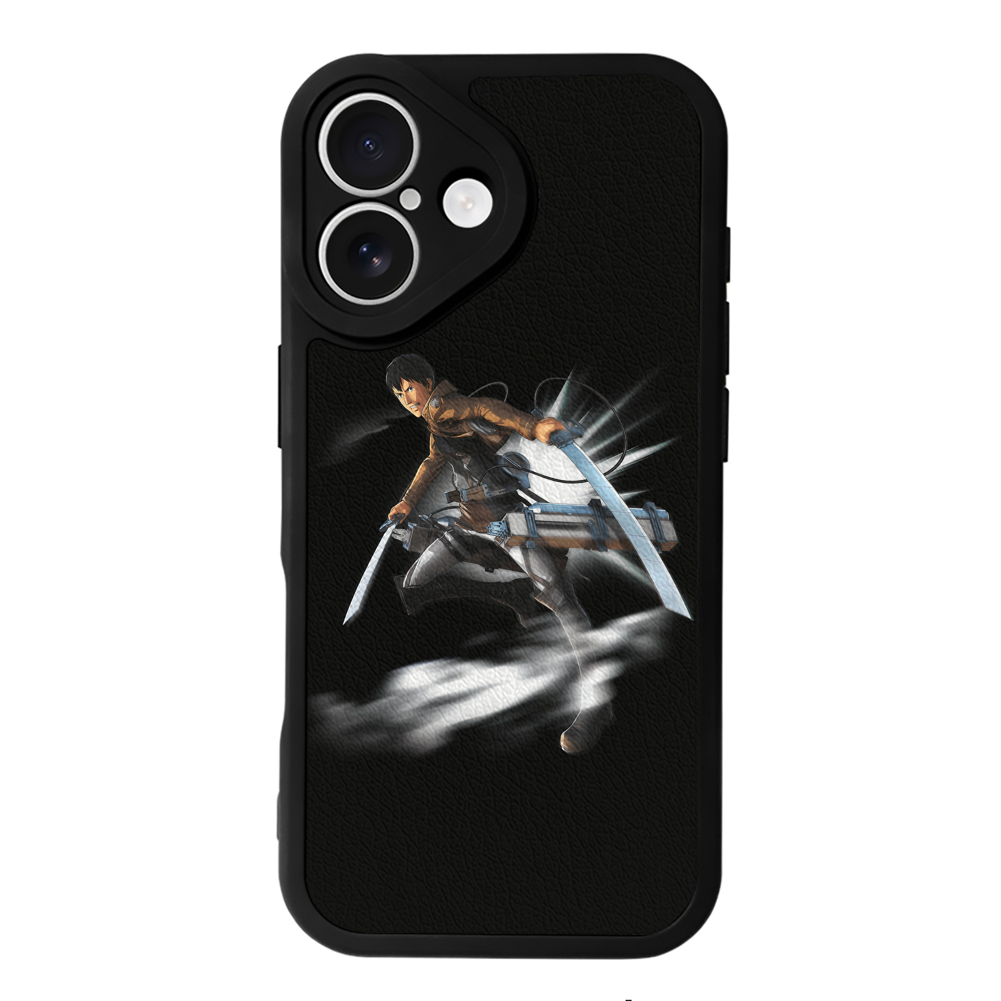 （画像用） 進撃の巨人 ベルトルト・フーバー Attack on Titan Bertholdt Hoover 【iPhone 16シリーズ対応】シリコンスマホケース（レザー調） 材質：シリコン